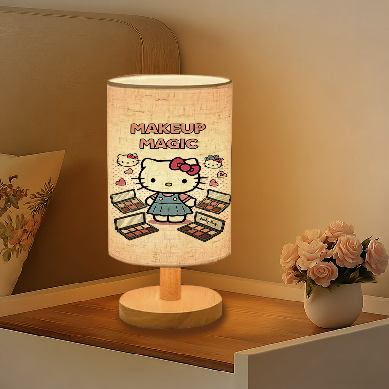 USB-powered linen  Sanrio patterns lamp
