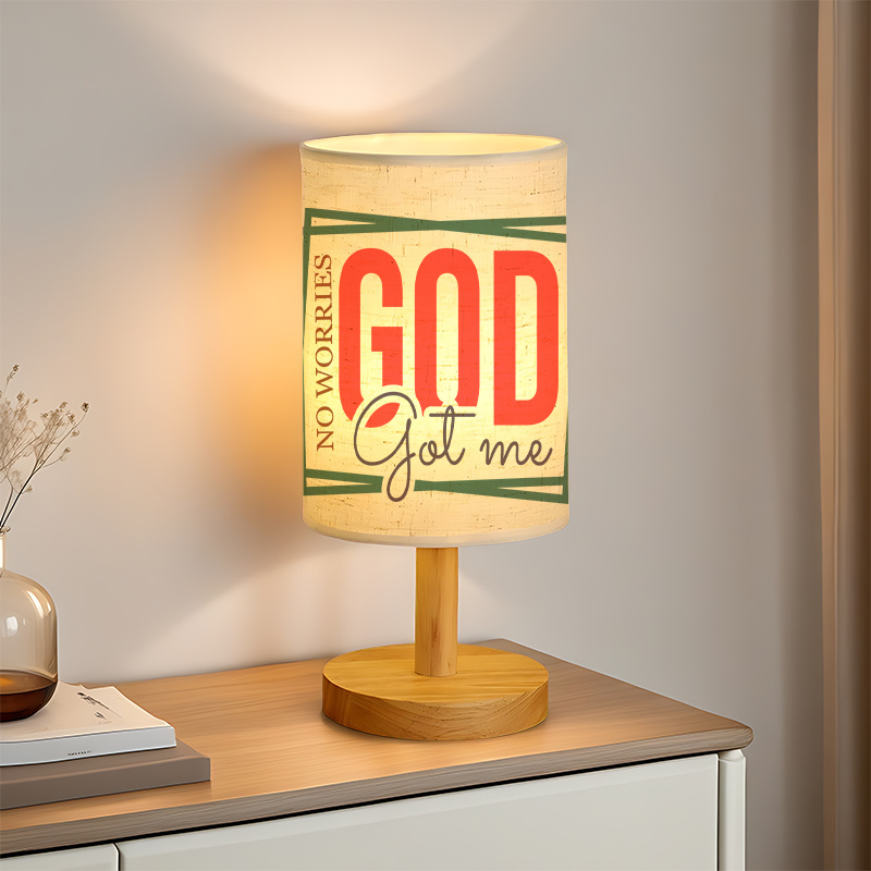 A Modern USB-powered Linen Lamp with a Unique Design and Exquisite Patterns