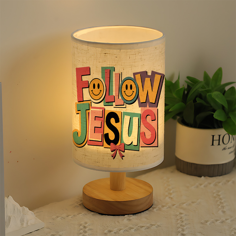 A Modern USB powered Linen Lamp with a Unique Design and Exquisite Patterns