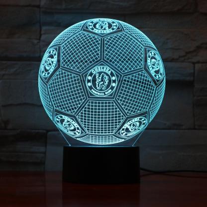Football Chelsea Club 3D Optical Illusion Lamp-3D Optical Lamp