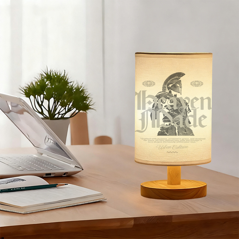 Modern USB-powered Linen Lamp with a Unique Design and Exquisite Pattern