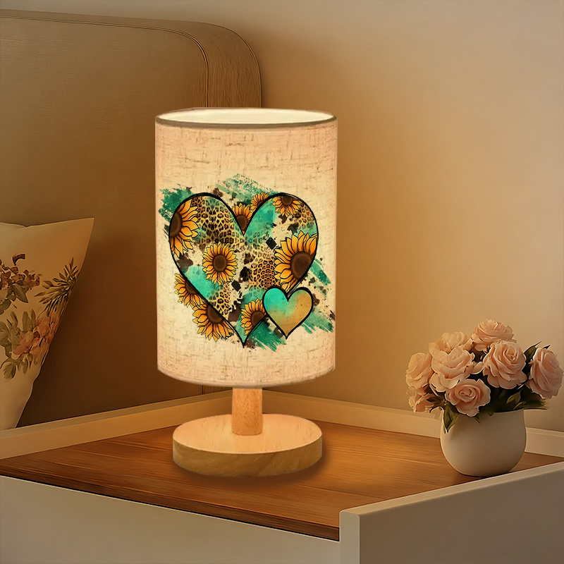 Modern USB-powered Linen Lamp with a Unique Design and Exquisite Patterns