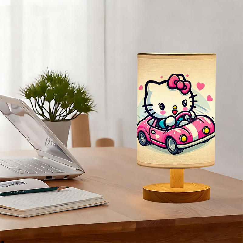 Hello Kitty USB Powered Linen Lamp With A Creative Design
