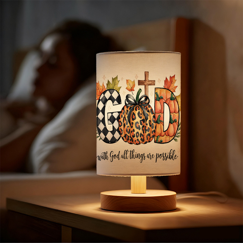 Linen Lamp with a Unique Design