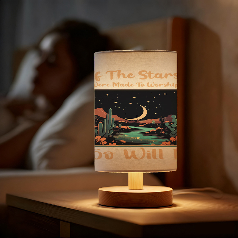 Modern USB-powered Linen Lamp with a Unique Design28