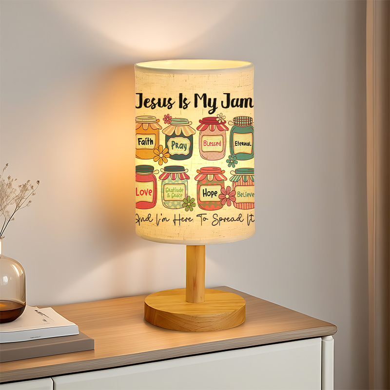 Modern USB-Powered Linen Lamp with Unique Design & Exquisite Patterns