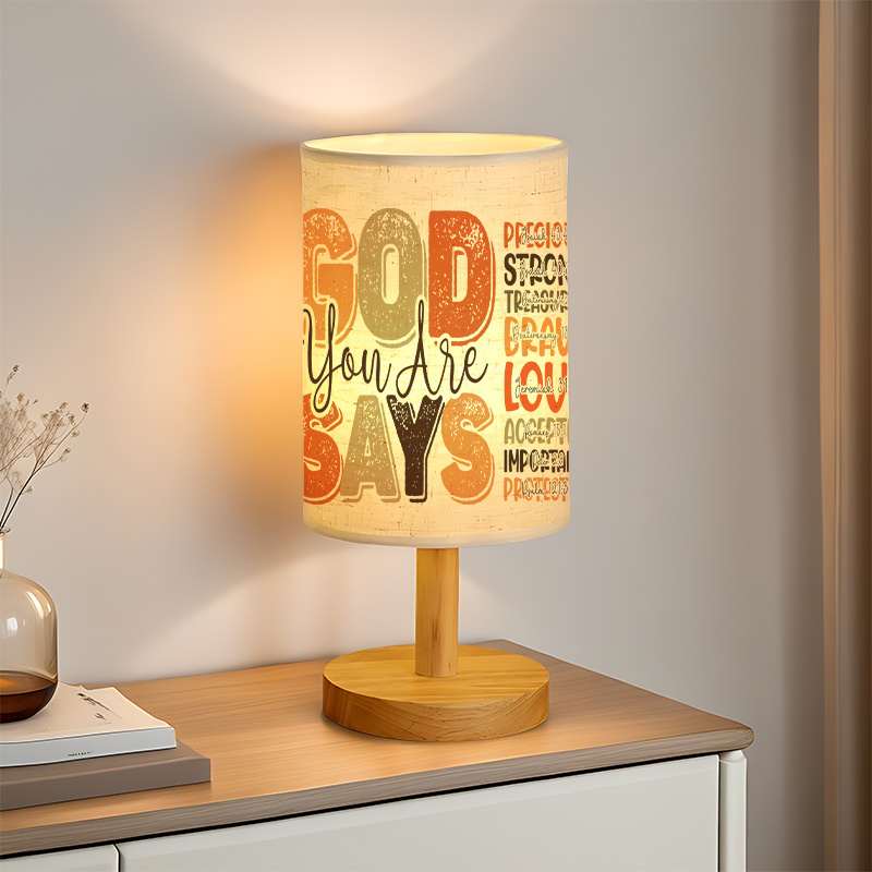 Modern USB Powered Linen Lamp