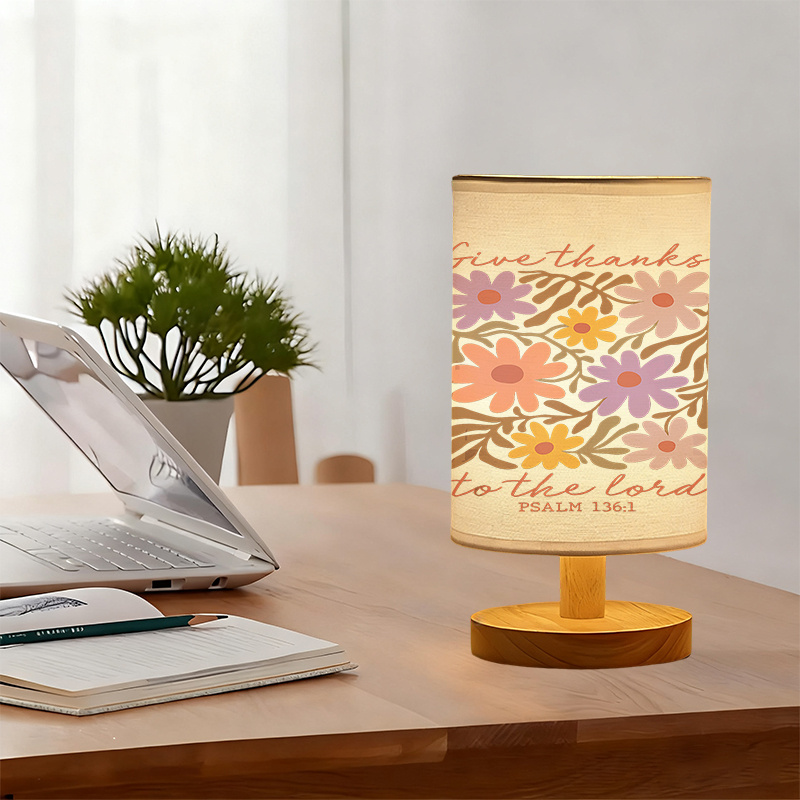 Modern USB powered Linen Lamp with a Unique Design