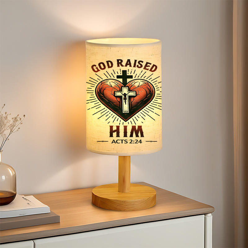 Table Lamp, Push Button Switch, Warm Light for Living Room, Bedroom