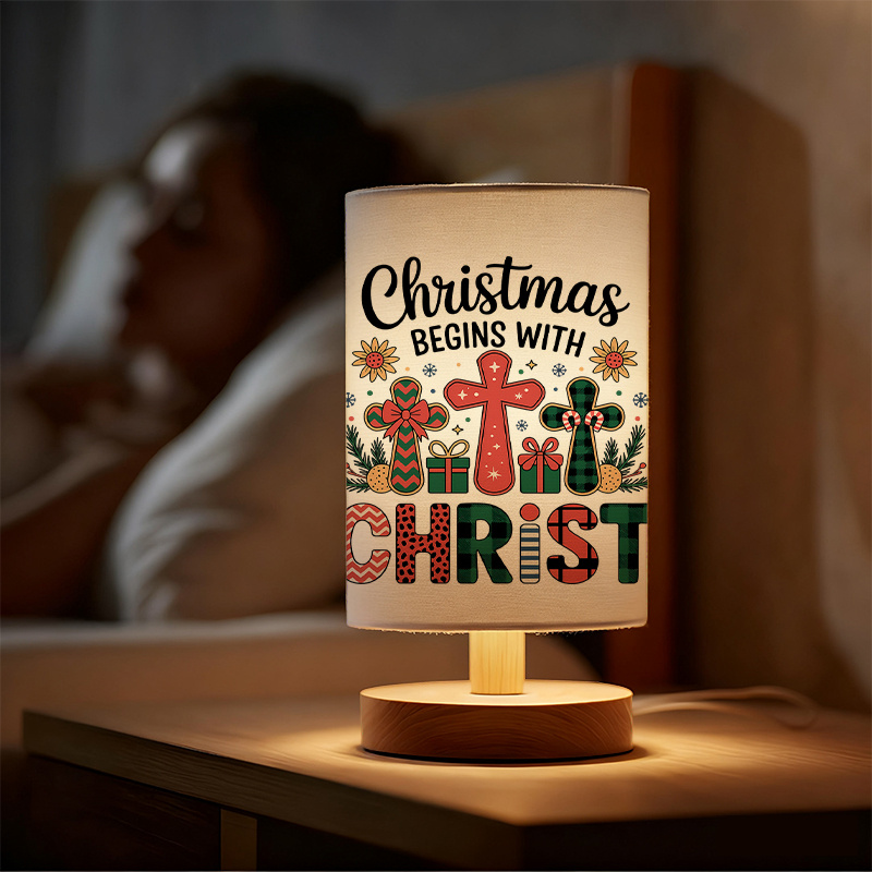 A Modern USB-powered Linen Lamp with a Unique Design and Exquisite Patterns