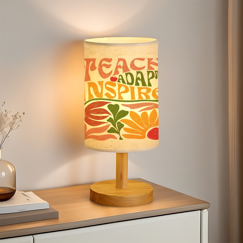 Modern USB-powered Linen Lamp with a Unique Design and Exquisite Patterns.