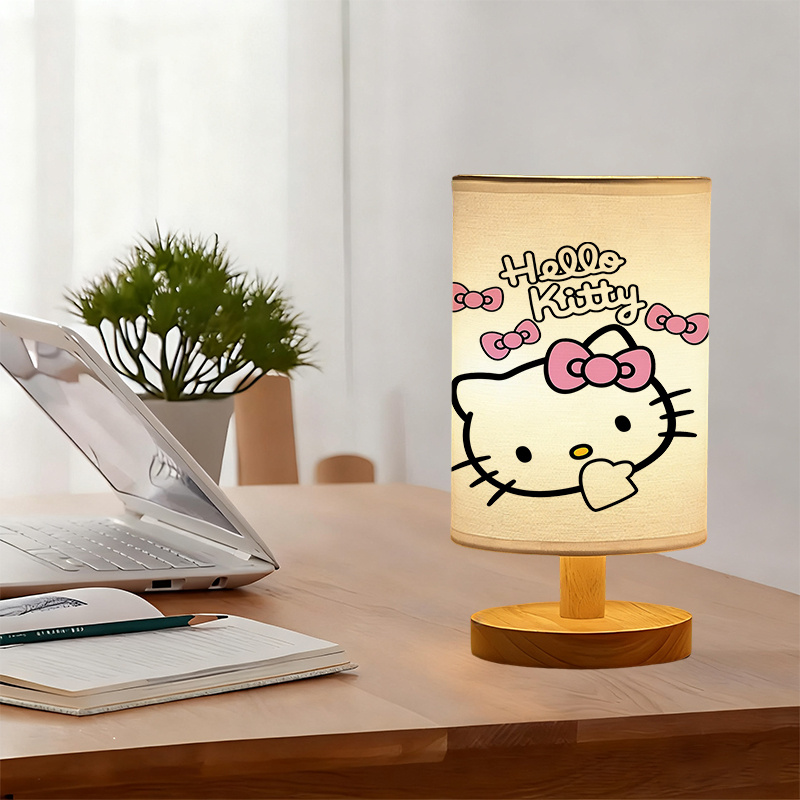 USB Powered Linen Lamp With Kitty And Sanrio Characters
