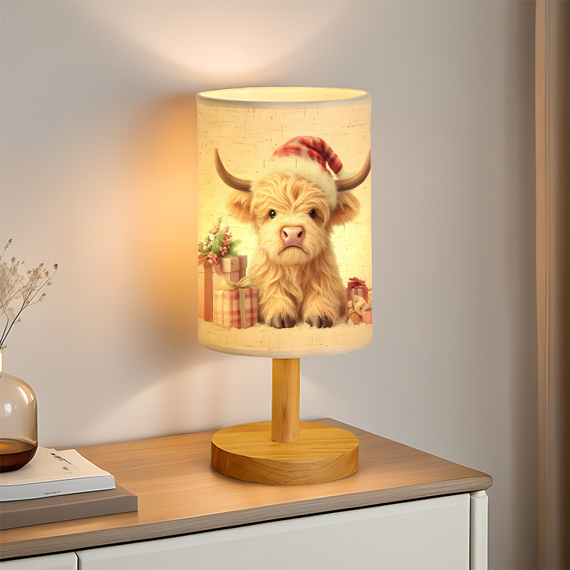 USB-powered Linen Lamp Bedside Decoration and Can Also Create Ambiance