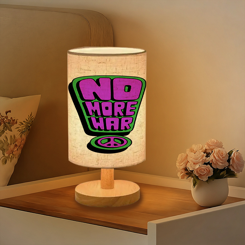 USB-powered Linen Table Lamp Living Room And Bedroom