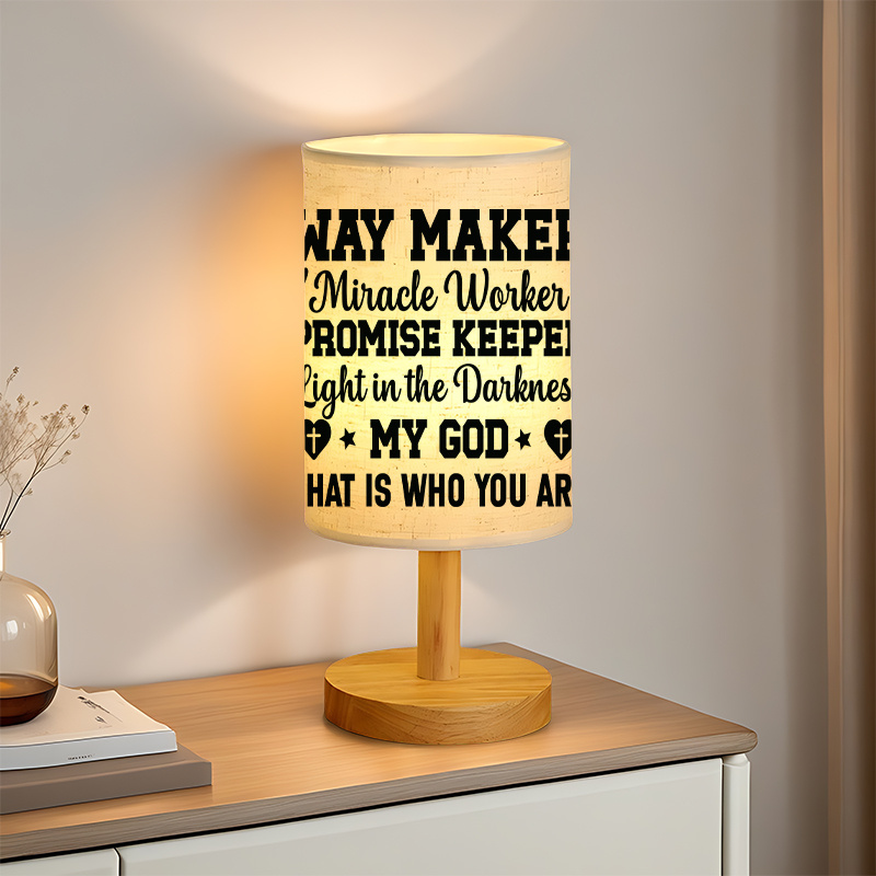 USB-Powered Linen Lamp Unique Design