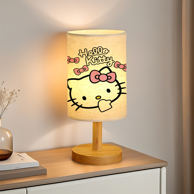 USB Powered Linen Lamp With Kitty And Sanrio Characters