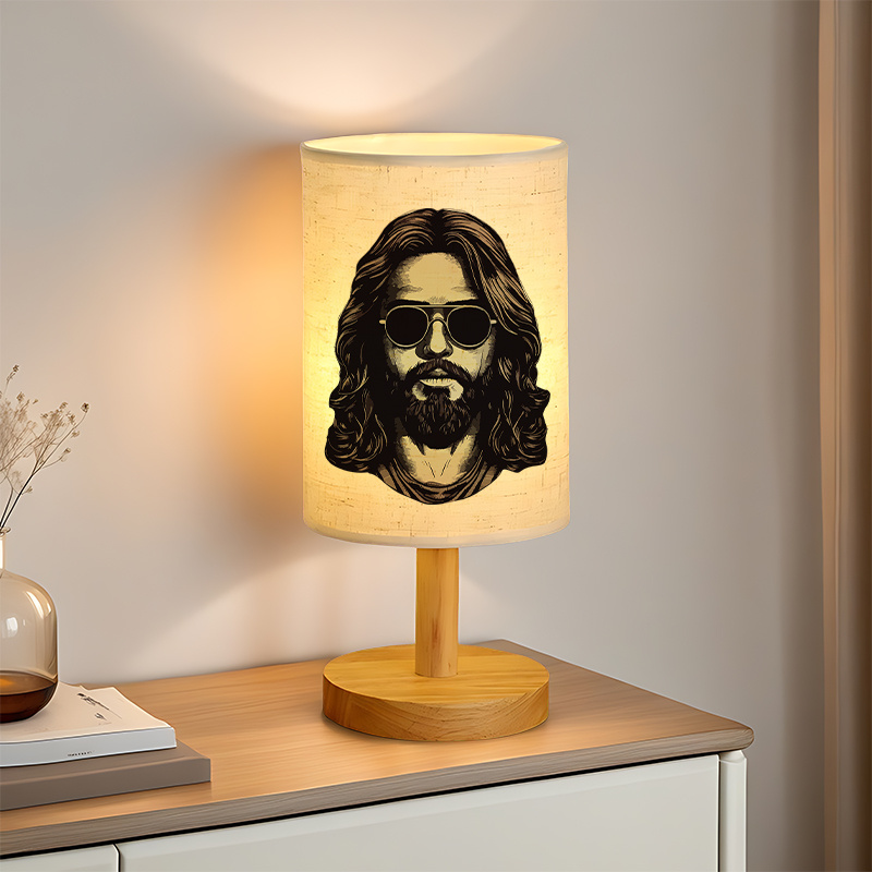 Modern USB-Powered Linen Lamp with Unique Design and Exquisite Pattern