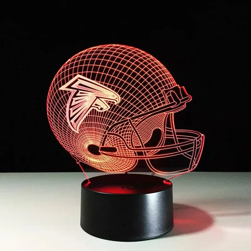 3D LED illusion Atlanta Falcons Helmet