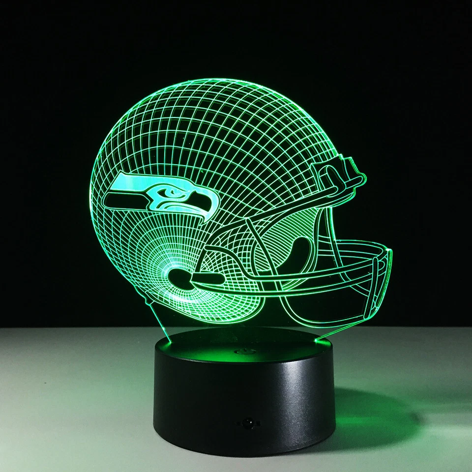 Seattle Seahawks Collectible LED Light Touch Lamp