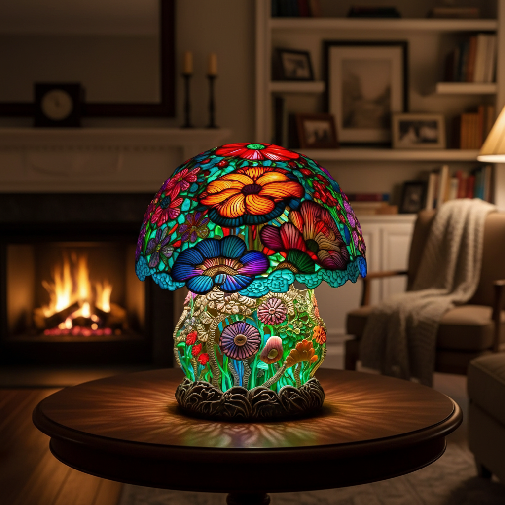 Decorative Mushroom Table Lamp