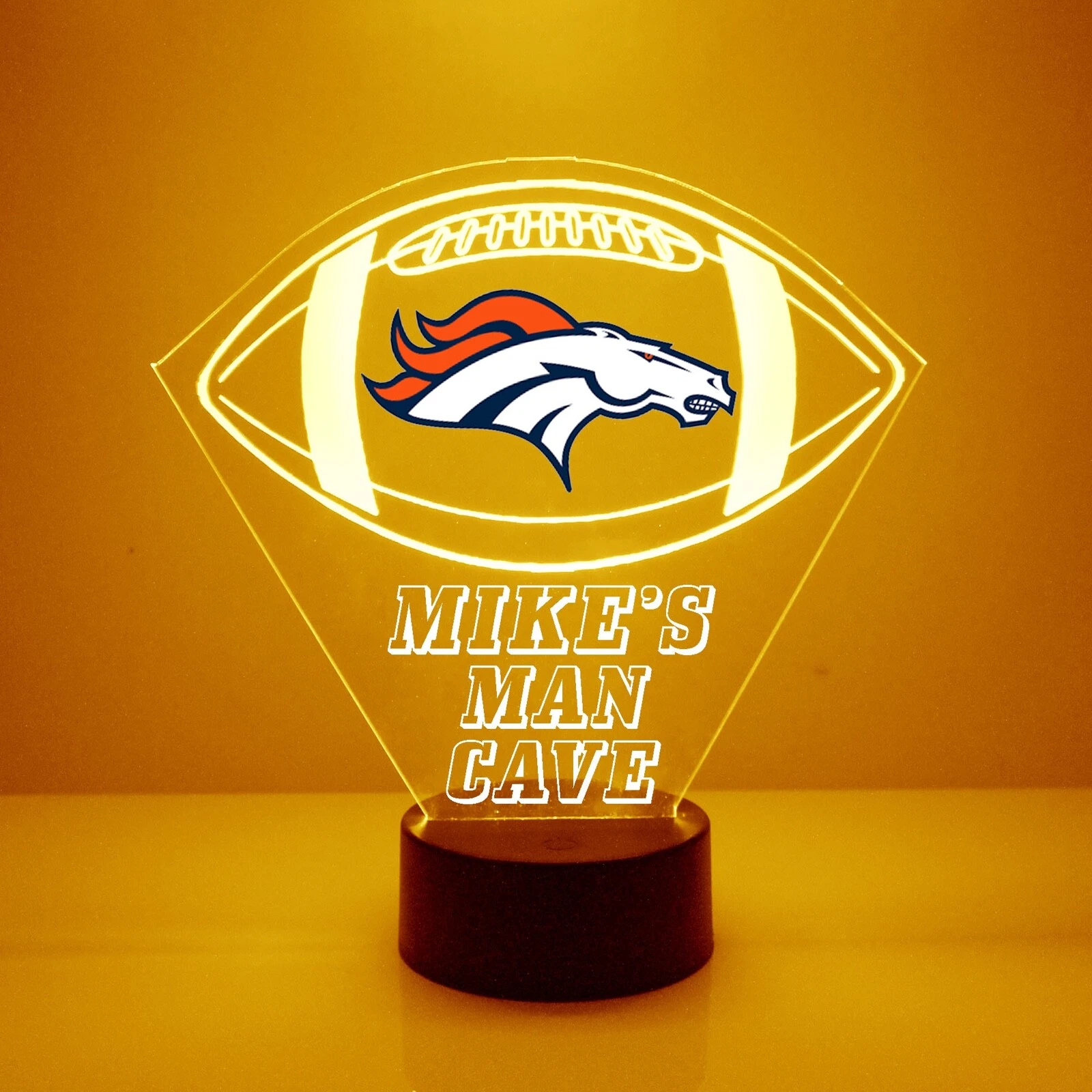 Denver Broncos Personalized Night Light