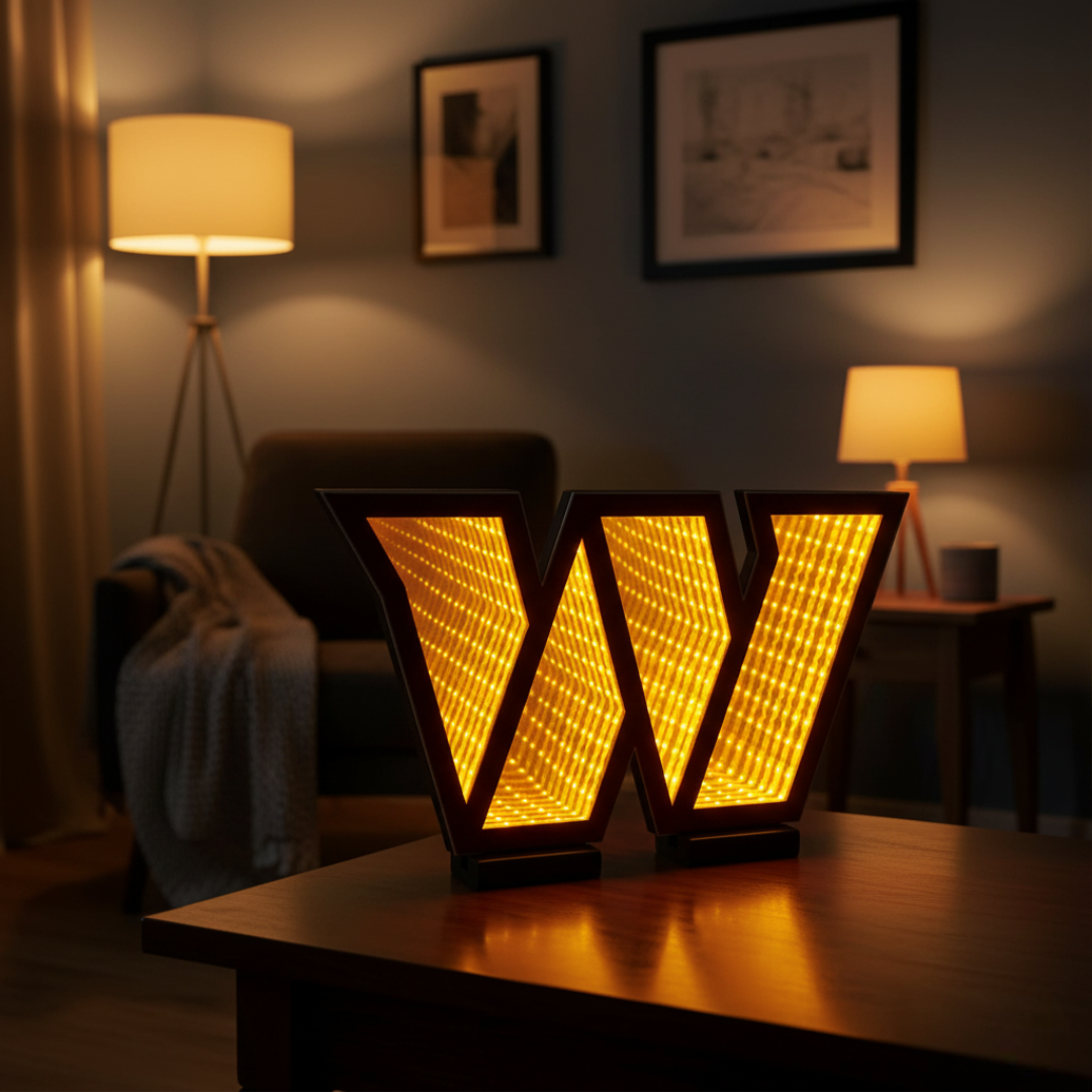 Washington Commanders LED Infinity Logo Light