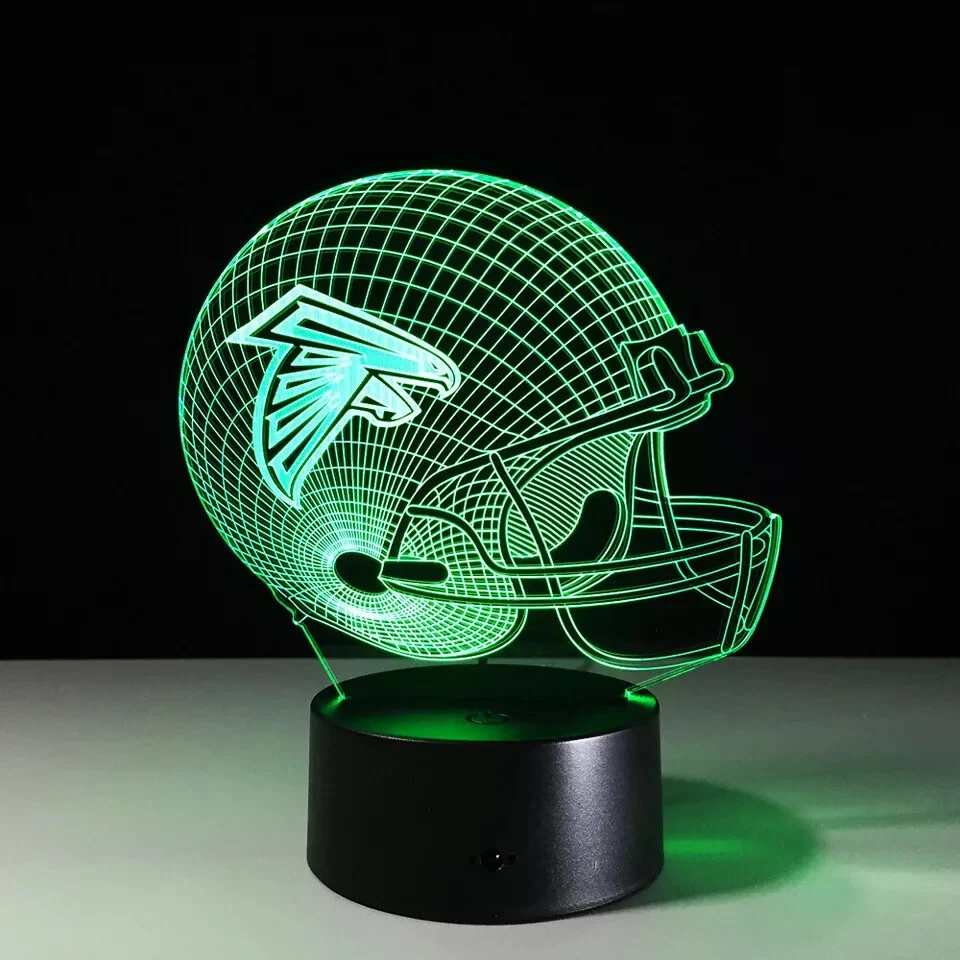 3D LED illusion Atlanta Falcons Helmet