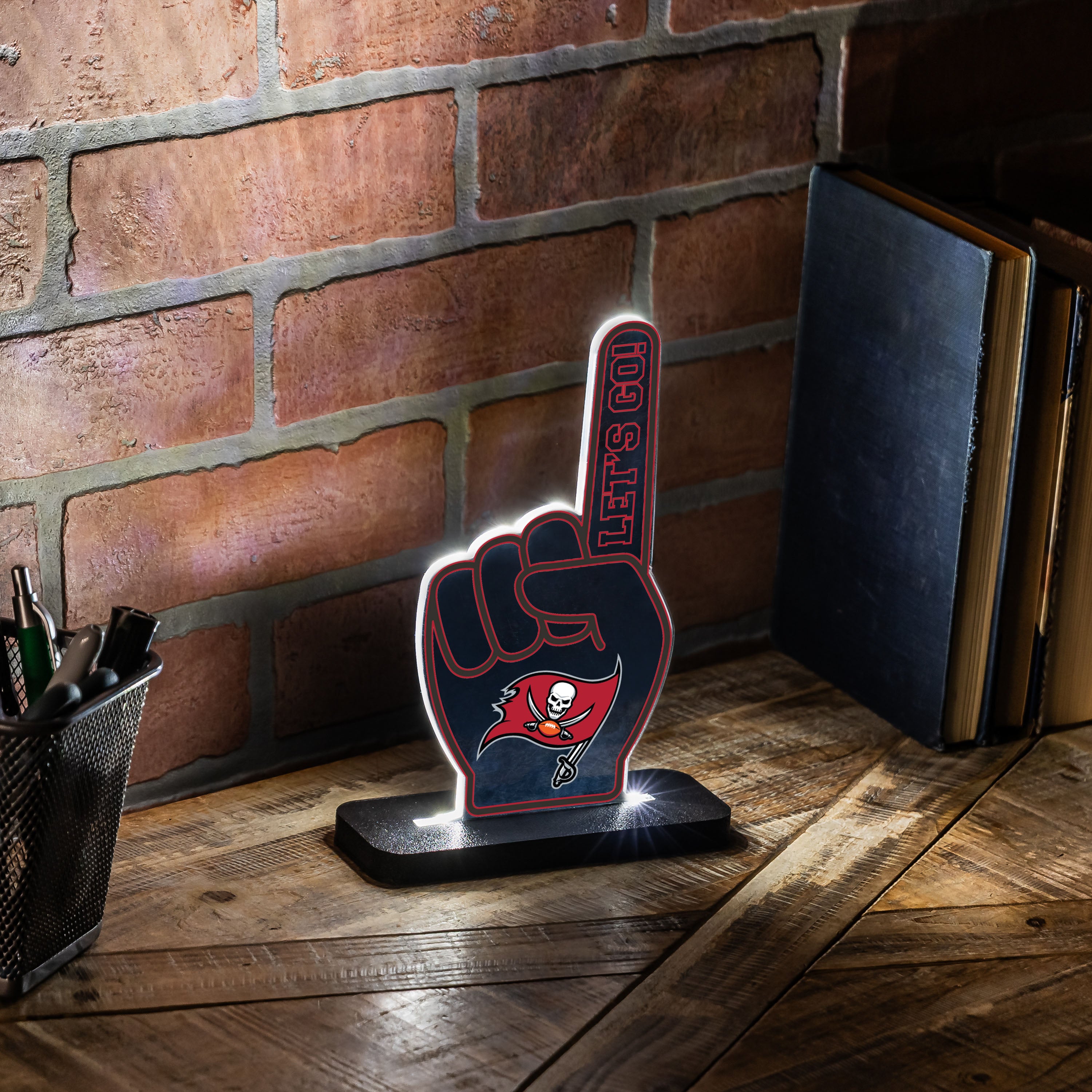 Tampa Bay Buccaneers LED Foam Finger Desk Light
