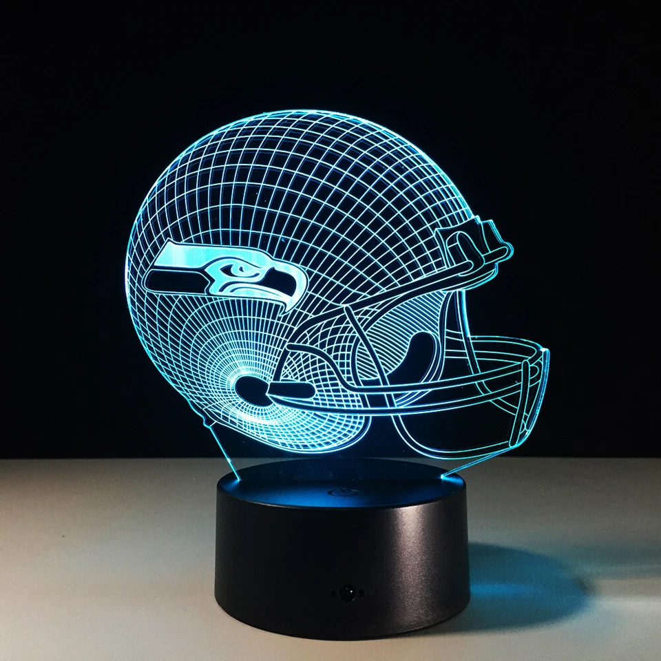 Seattle Seahawks Collectible LED Light Touch Lamp