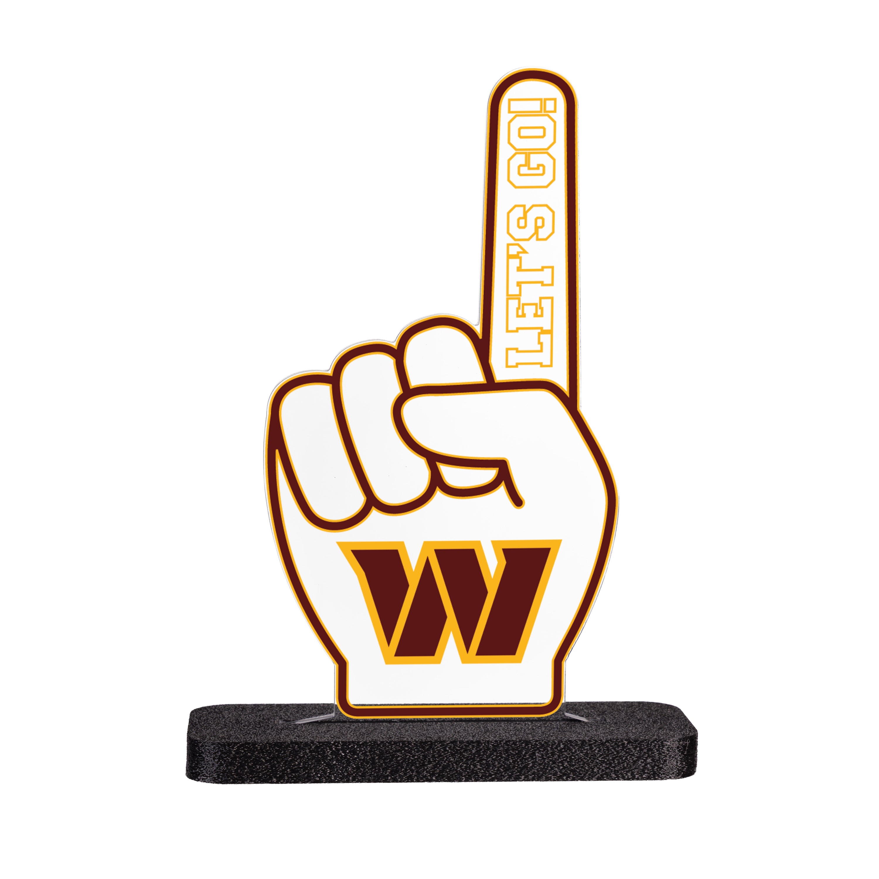 Washington Commanders NFL Football Foam Finger Desklite LED Decor