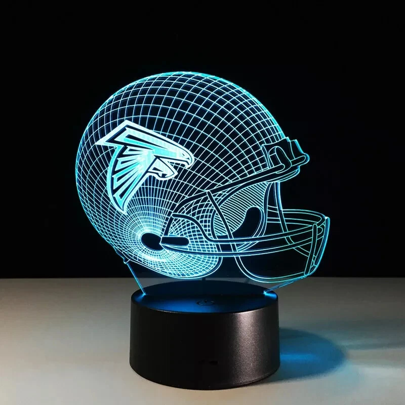 3D LED illusion Atlanta Falcons Helmet
