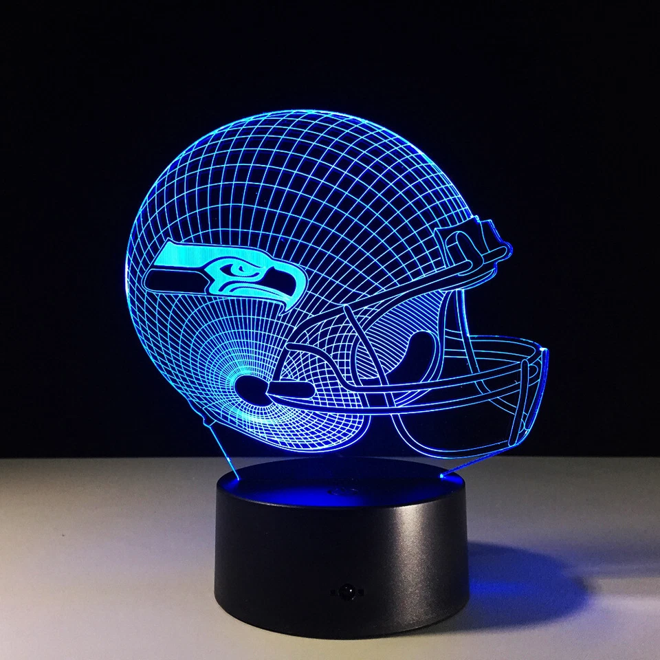 Seattle Seahawks Collectible LED Light Touch Lamp