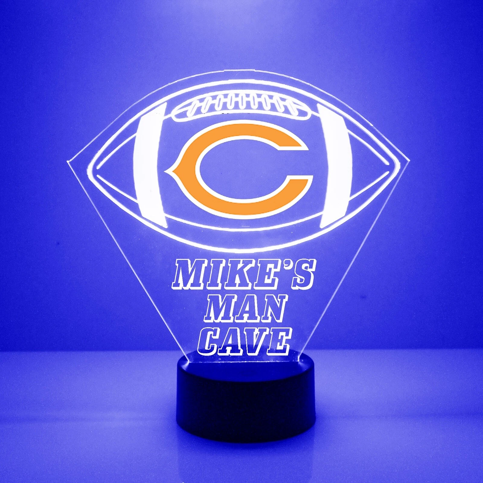 Chicago Bears Personalized LED Lamp