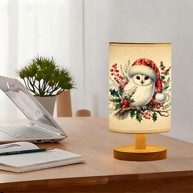 A Modern USB Powered Linen Lamp With A Unique Design