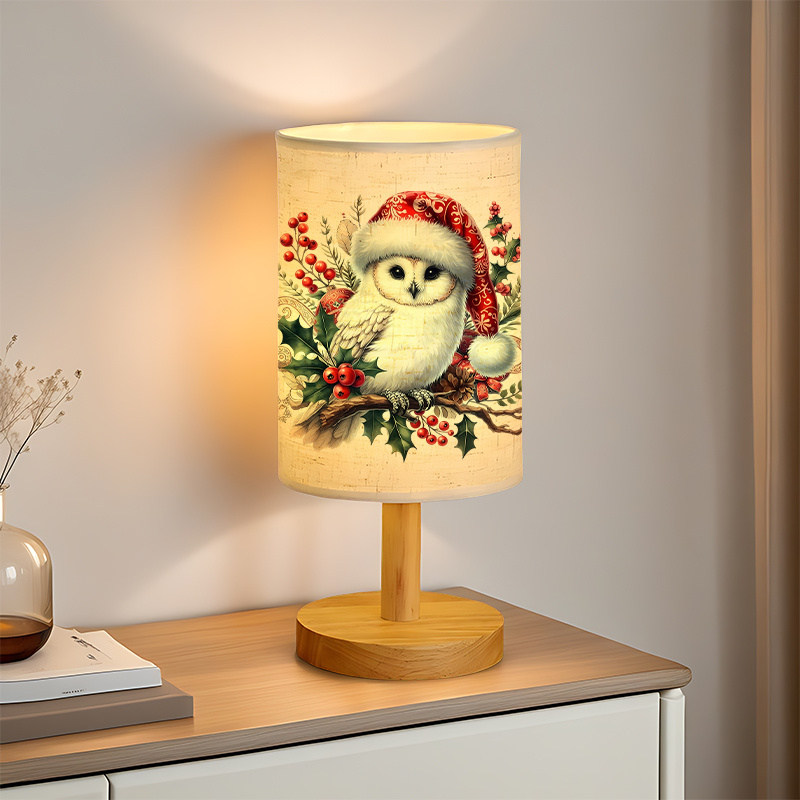A Modern USB Powered Linen Lamp With A Unique Design