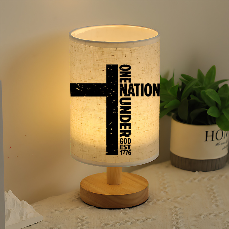 A Modern USB-powered Linen Lamp with a Unique Design and Exquisite Patterns.