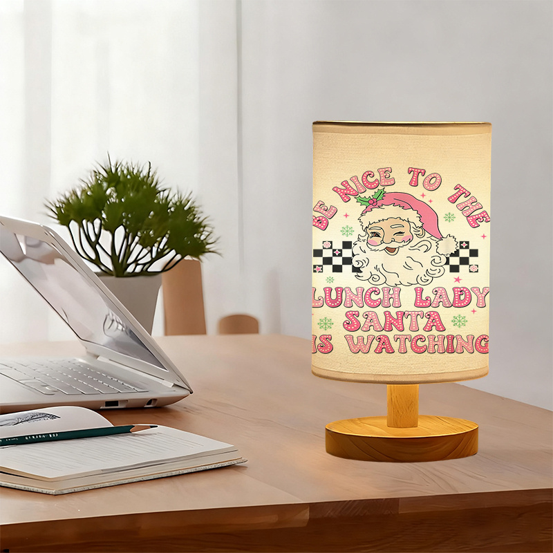 A Modern USB-powered Linen Lamp with a Unique Design and Exquisite Patterns