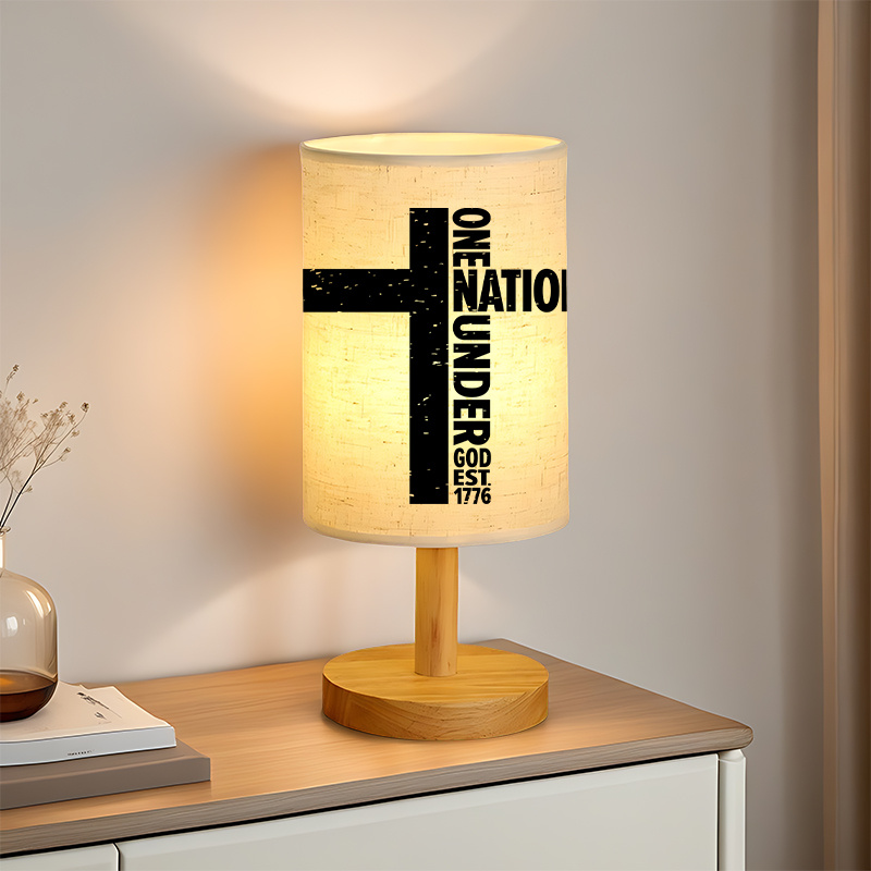 A Modern USB-powered Linen Lamp with a Unique Design and Exquisite Patterns.