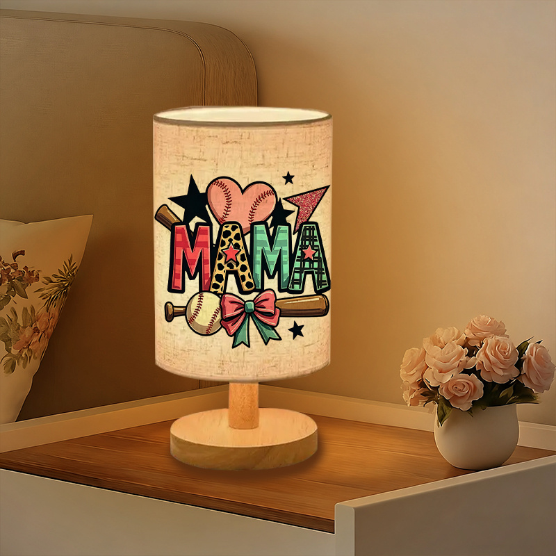 A Modern USB-powered Linen Lamp with a Unique Design and Exquisite Patterns