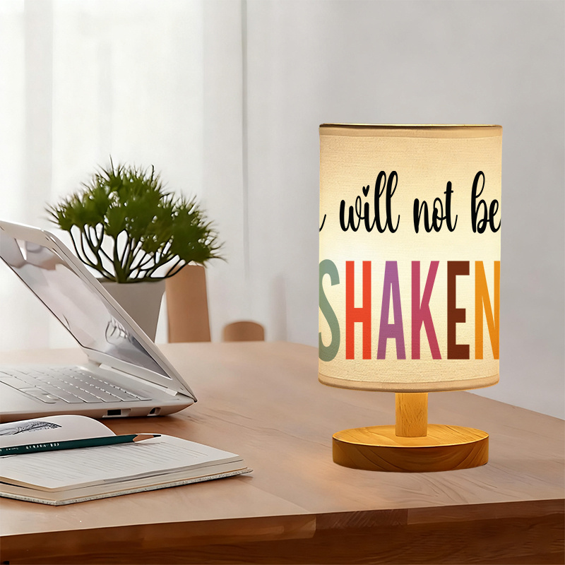 A Modern USB-powered Linen Lamp with a Unique Design and Exquisite Patterns