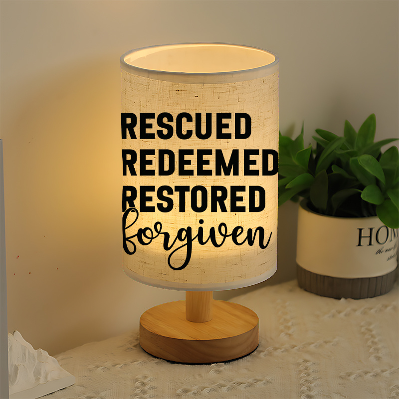 A Modern USB-powered Linen Lamp with a Unique Design and Exquisite Patterns.