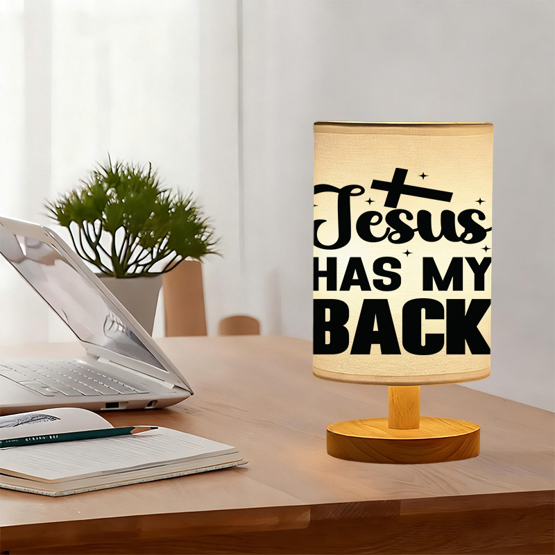 A Modern USB-powered Linen Lamp with a Unique Design and Exquisite Patterns.