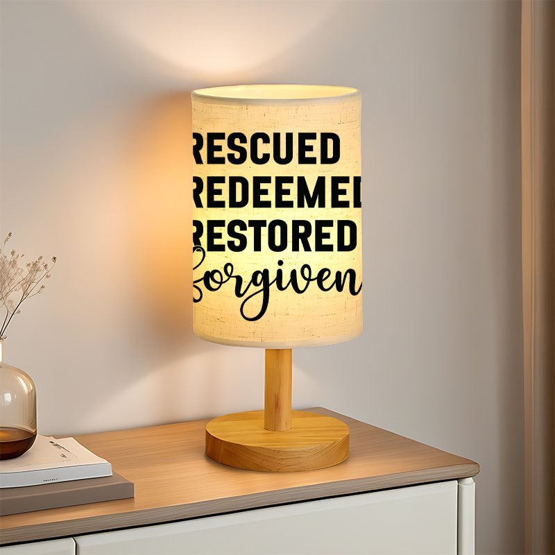 A Modern USB-powered Linen Lamp with a Unique Design and Exquisite Patterns.