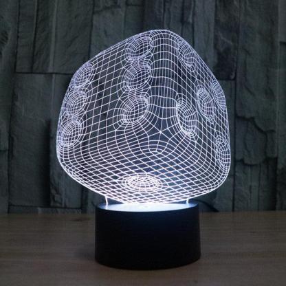Realistic Dice 3D Optical Illusion Lamp - 3D Optical Lamp