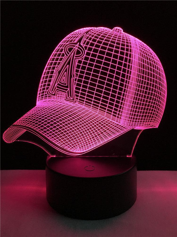 Angeles Baseball Cap Lamp-3D Optical Lamp
