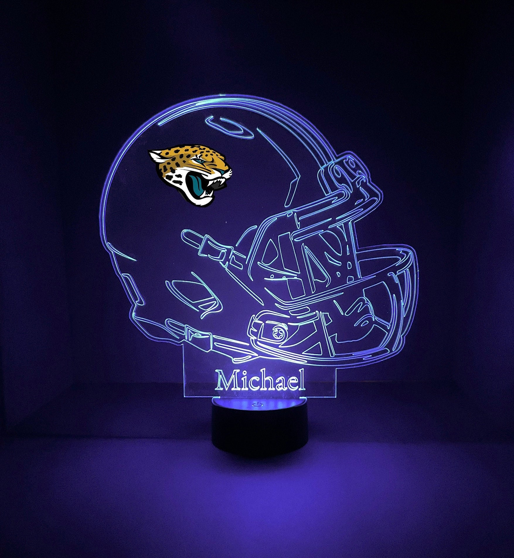 Jacksonville Jaguars Custom LED Sports Fan Light