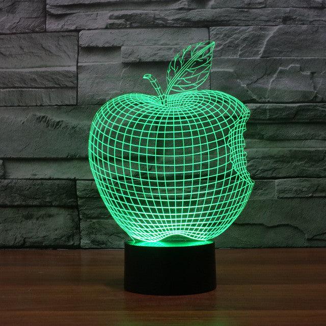 Realistic Apple 3D Lamp-3D Optical Lamp