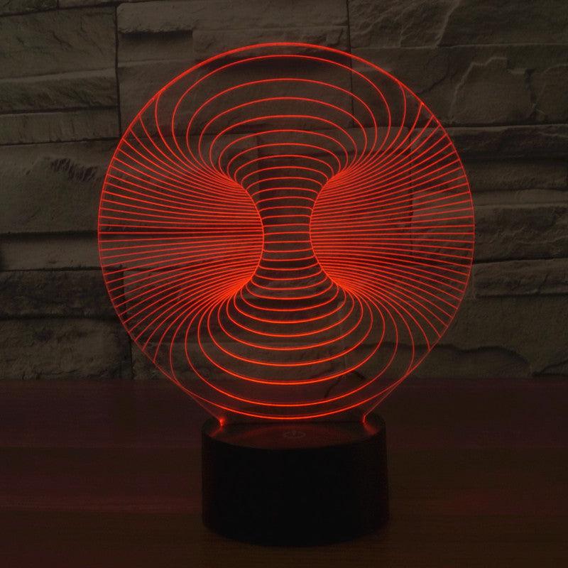 Abstract Inter-dimensional Column 3D Optical Illusion Lamp - 3D Optical Lamp