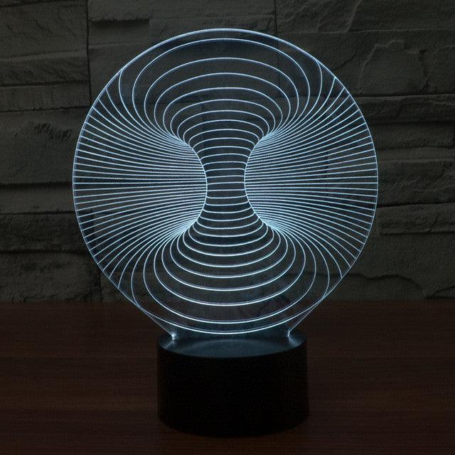 Abstract Inter-dimensional Column 3D Optical Illusion Lamp - 3D Optical Lamp