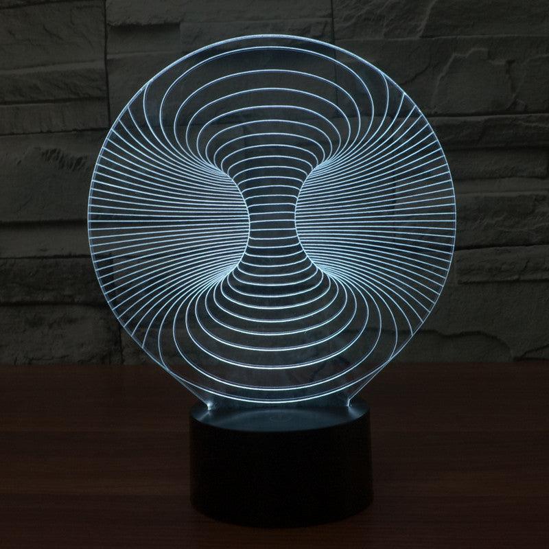 Abstract Inter-dimensional Column 3D Optical Illusion Lamp - 3D Optical Lamp